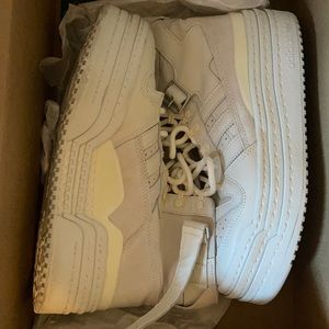 Adidas Off white triple platforum high